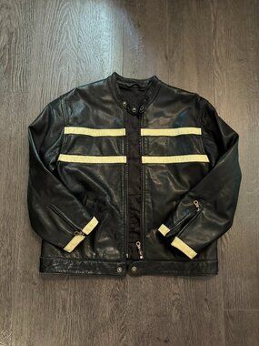 VINTAGE WOMEN'S XS-S BIKER STYLE RIDER'S JACKET PREOWNED